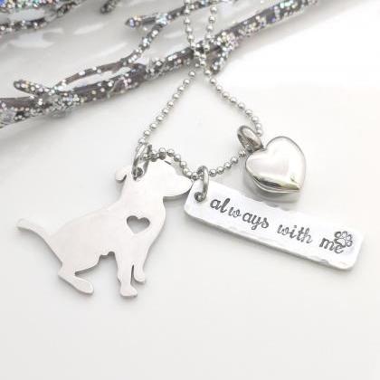Pet Loss Hand Stamped Necklace-hand Stamped..