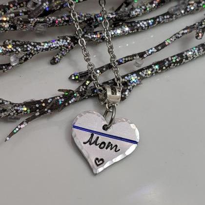 Ready To Ship - Thin Blue Line Hand Stamped..
