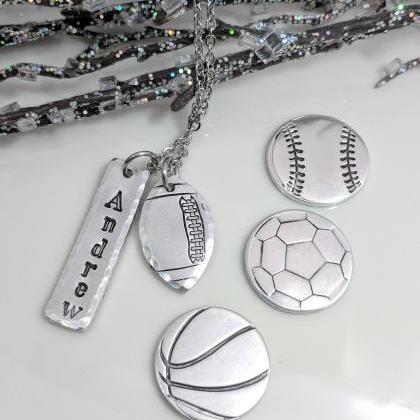 Sports Necklace-football Jewelry-baseball..