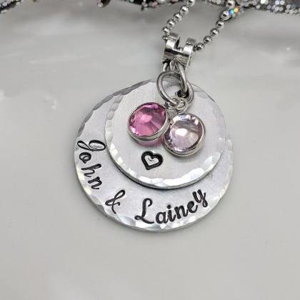 Hand Stamped Necklace..