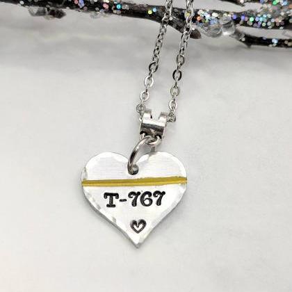 Hand Stamped Necklace - 911 Dispatcher Jewelry -..