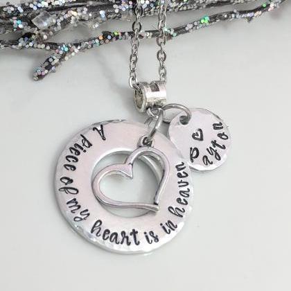 Hand Stamped Loss Jewelry- Hand Stamped Necklace-a..