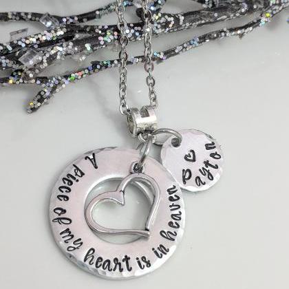Hand Stamped Loss Jewelry- Hand Stamped Necklace-a..