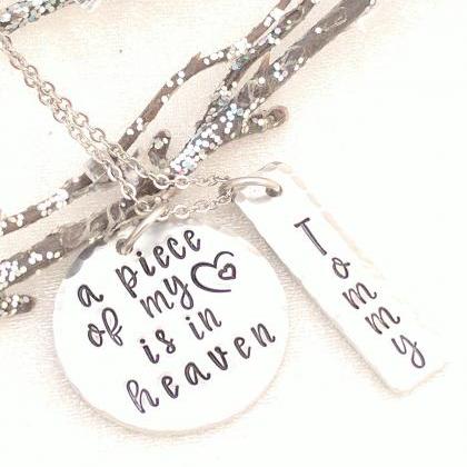 Hand Stamped Memorial Jewelry-hand Stamped..