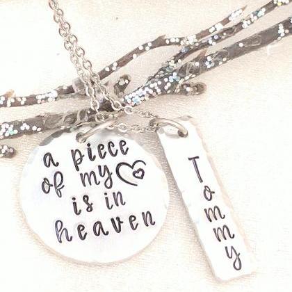 Hand Stamped Memorial Jewelry-hand Stamped..