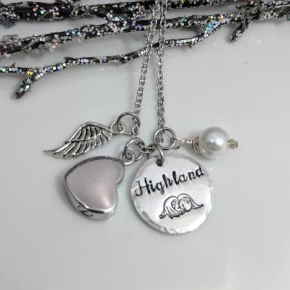 Hand Stamped Necklace Loss Of Baby-loss Of..
