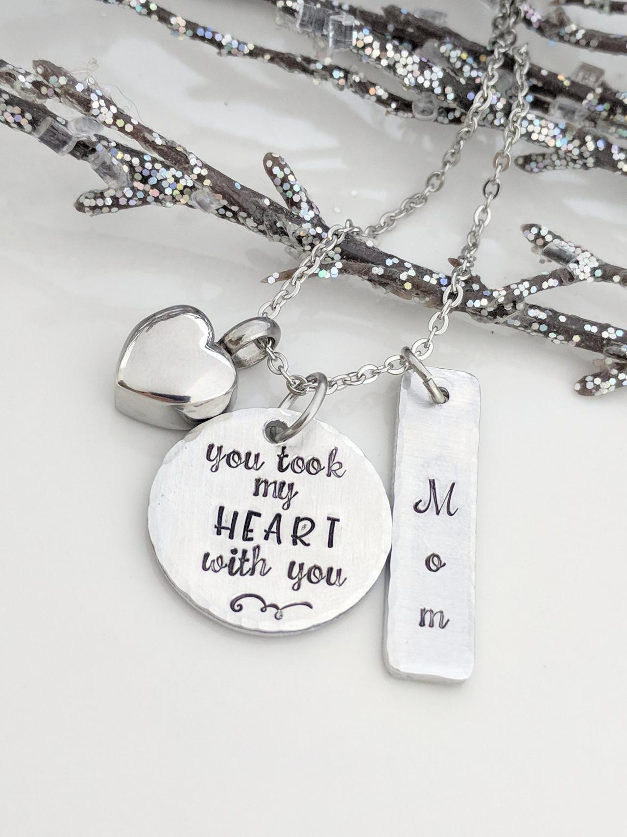 mom ashes necklace