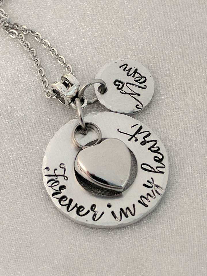Forever In My Heart Necklace - Heart Urn Necklace - Ashes Holder - Memorial Urn Jewelry - Cremation Urn - Urn Keepsake - Loss Gift - Memory